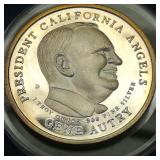 1985 Gene Autry 1 Troy Ounce .999 Fine Silver