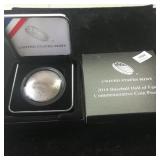 2014 National Baseball Hall of Fame Silver Dollar