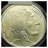 Indian Head Silver .9999 Commemorative 1 Troy Oz C