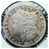 1880 Morgan Silver Dollar $1 AU CoinSnap