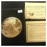 Half Pound of Pure Silver Golden Eagle (READ Desc)