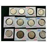 (12) 1959-63 Mexican Pesos 10% Silver 7.87oz -