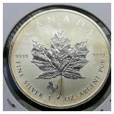 2014 Canada $5 Silver DCAM Maple Leaf 1 t oz.