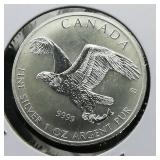 2014 Canada $5 Silver Bird 1 t oz.