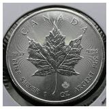 2017 Canada $5 Silver Maple Leaf 1 t oz.