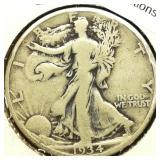 1934 Walking Liberty 50c