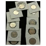 (11) 1968 Canadian Quarters - 50% Silver 25c