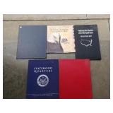 (5) Different Complete State Quarters Map Book