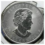 2019 Canada $5 Silver Maple Leaf 1 t oz.