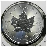 2022 Canada $5 Silver Maple Leaf 1 t oz.