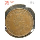 (1) 1920s Canadian Large Cents