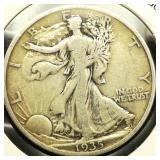 1935 Walking Liberty 50c