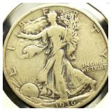 1936 S Walking Liberty 50c