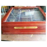 (120) Presidential Coins in Wooden Case