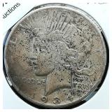 1934 D Peace Dollar $1 Small D