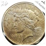 1926 Peace Dollar $1