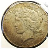1927 Peace Dollar $1