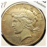 1927 Peace Dollar $1