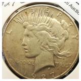 1927 S Peace Dollar $1