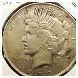 1927 D Peace Dollar $1