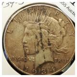 1934 S Peace Dollar $1