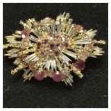 Atomic Starburst Brooch