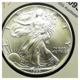 1993 Walking Liberty Dollar 1 Troy Oz
