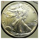 1989 Walking Liberty Dollar 1 Troy Oz