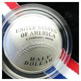 2014 S Proof Half Dollar Baseball HOF