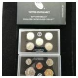 US Mint 225th Annivy Enhanced Uncirc Coin Set