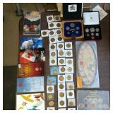 $65 Canadian Coins (Mostly Dollar Coins)