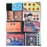 (8) Different Coin Collection Series
