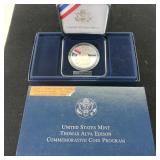 2004 Thomas Edison Silver Proof Dollar Coin