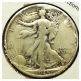 1945 S Walking Liberty 50c