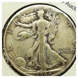 1944 S Walking Liberty 50c