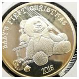 2015 Silver Dollar Baby's First Christmas