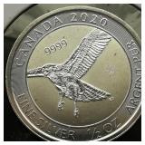 2015 CANADA $2 SILVER COIN BIRD