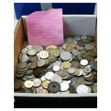4 1/2 lbs of Foreign Coins