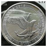 2015 CANADA $2 SILVER COIN BALD EAGLE