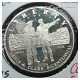 2004-P Lewis & Clark 90% Silver Dollar Comm Proof