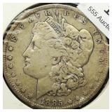 1885 O Morgan Silver Dollar $1