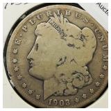 1903 S Morgan Silver Dollar $1