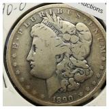 1890 O Morgan Silver Dollar $1