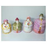 (4) Farm Family Kitchen Cannister Set
