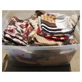 Tote Full of Fabric and Materials