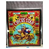Circus Starr UK Reverse Print on Glass Framed