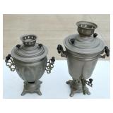 (2) Vintage Russian Samovars
