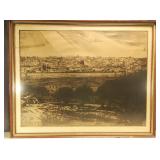 Ephrain Moshe Lilien 1974-1925 Jerusalem Etching