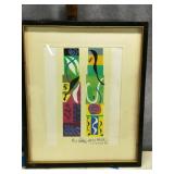 Henri Matisse Silkscreen/Litho 'Beasts of the Sea'