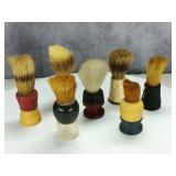 (7) Beaver & Other Hair Shaving Brushes